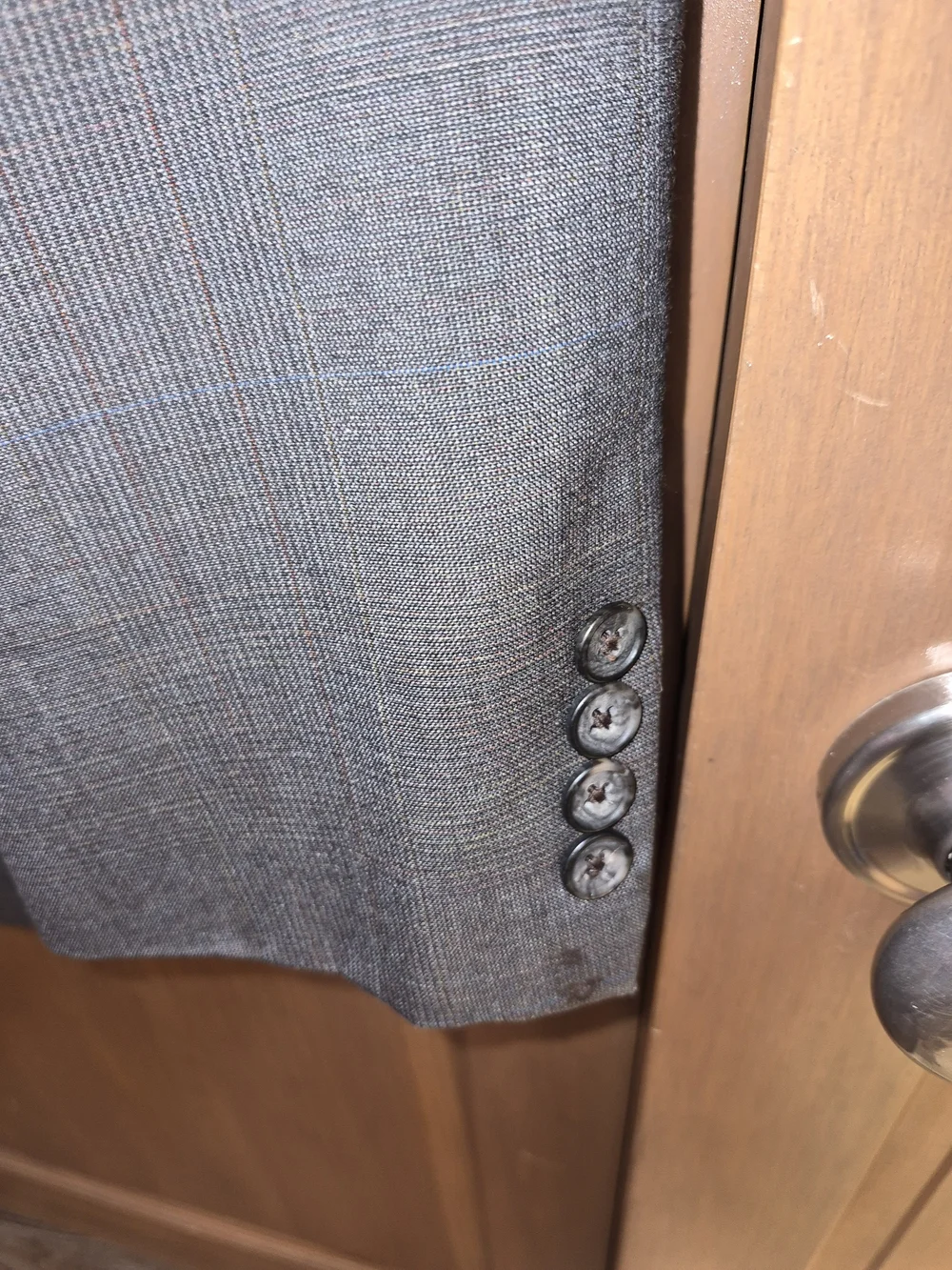 Roundtree & Yorke Men's Charcoal Two-Button Sport Coat